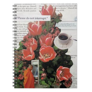 Carnet N'Interrompez Pas L'Argent Matin Café Thé Heure