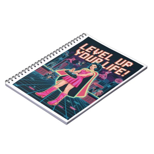 Carnet Niveau supérieur - Retro Gamer Art (Côté gauche)