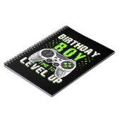 Carnet Niveau Up Anniversaire Jeu vidéo pour garçon (Côté gauche)