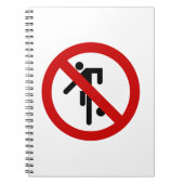 Carnet NO Ball Games ⚠ Thai Park ⚠ (Devant)