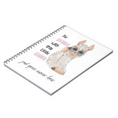 Carnet No Drama Llama Editable Notebook (Côté gauche)