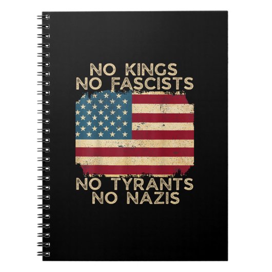 Carnet No Kings In America No Fascists We The People Poli (Devant)