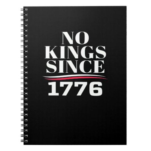 Carnet No Kings In America Since 1776 #1 Classic (Devant)