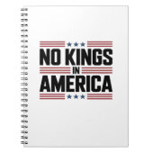 Carnet No Kings In America USA Creative Style (Devant)
