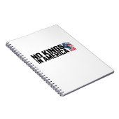 Carnet No Kings In America USA Vintage Graphic (Côté Droit)