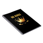 Carnet No Kings. Simple Yet Impactful Visual Of A Destroy (Côté Droit)