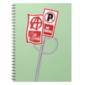 Carnet No parking anarchy sign (Devant)