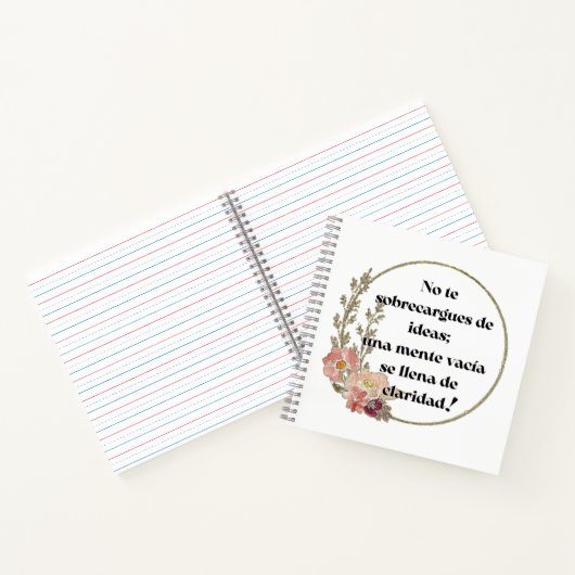 Carnet No te sobrecargues de ideas (Intérieur)