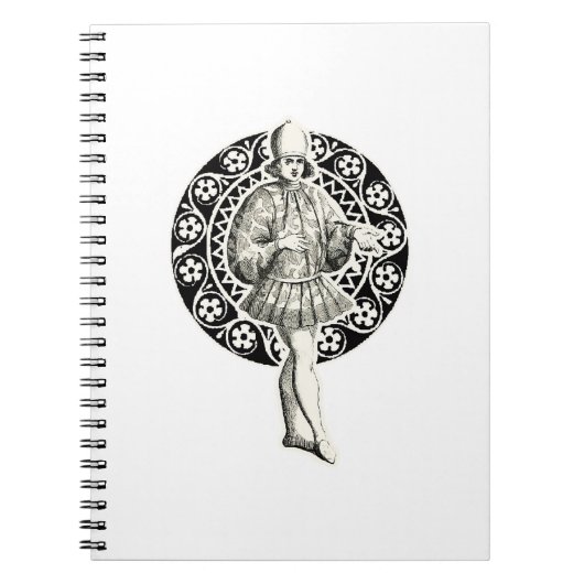 Carnet noble vénitien en vêtements sophistiqués (Devant)