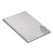 Carnet Nocturnal Study dark academia compass   (Côté Droit)