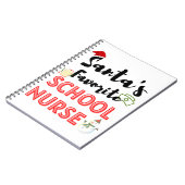 Carnet Noël à l'infirmière scolaire (Côté gauche)