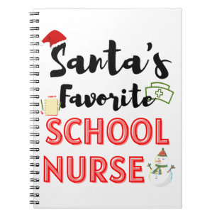 Carnet Noël à l'infirmière scolaire