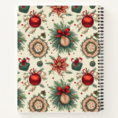 Carnet noël anniversaire de la conception de la note (Dos)