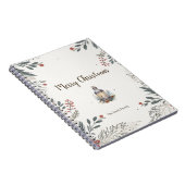 Carnet Noël Aquarelle Salutations (Côté Droit)