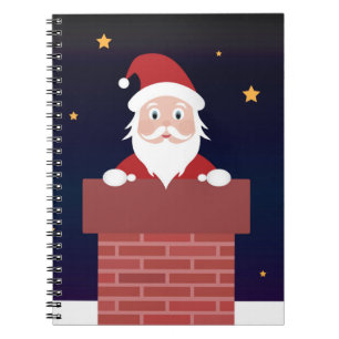 Carnet Noël au Père Noël dans le Chimney