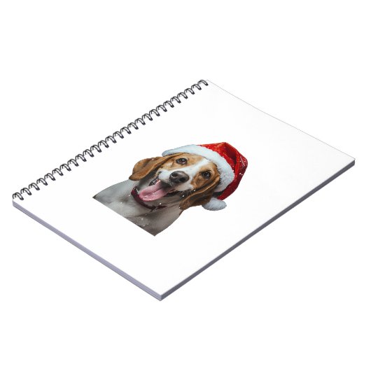 Carnet Noël beagle (Côté gauche)