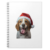 Carnet Noël beagle (Devant)