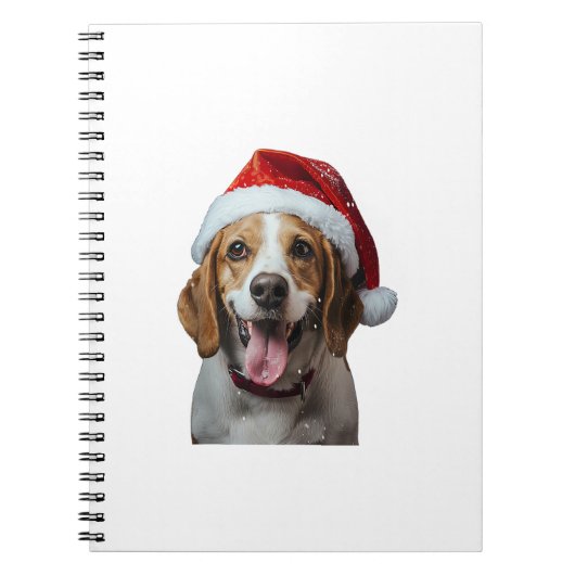 Carnet Noël beagle (Devant)