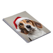Carnet Noël beagle (Côté Droit)