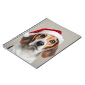 Carnet Noël beagle (Côté gauche)
