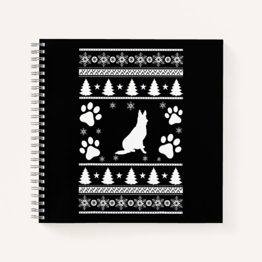 Carnet Noël berger allemand (Devant)