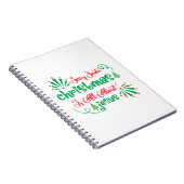 Carnet Noël cadeau Noël est tout (Côté Droit)