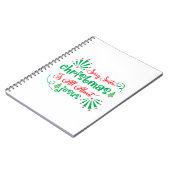 Carnet Noël cadeau Noël est tout (Côté gauche)