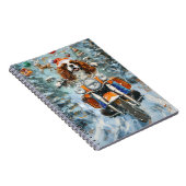 Carnet Noël Cavalier King Charles Spaniel (Côté Droit)