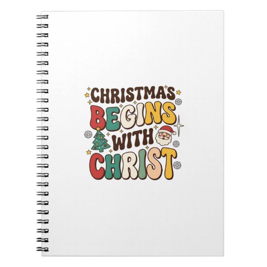 Carnet Noël Commence Avec Le Christ Décoration De Sapin D (Devant)