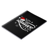 Carnet Noël Croire Père Noël - Noir de chapeau de Père No (Côté gauche)