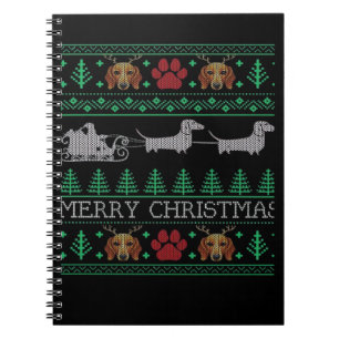 Carnet Noël Dackel Teckel Dackel Moche Noël