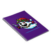 Carnet Noel de Fantôme de Punk - Vacances d'Art Pixel Edg (Côté Droit)