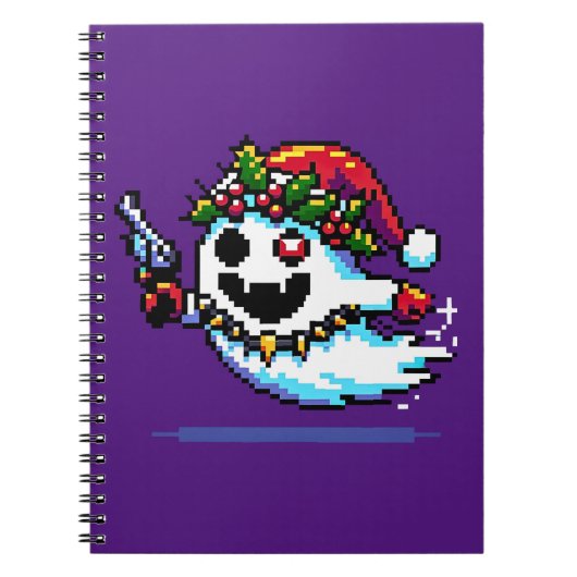 Carnet Noel de Fantôme de Punk - Vacances d'Art Pixel Edg (Devant)