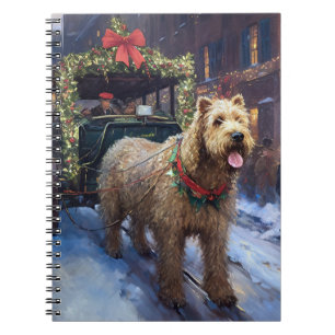 Carnet Noël de la saison festive du Terrier Wheaten