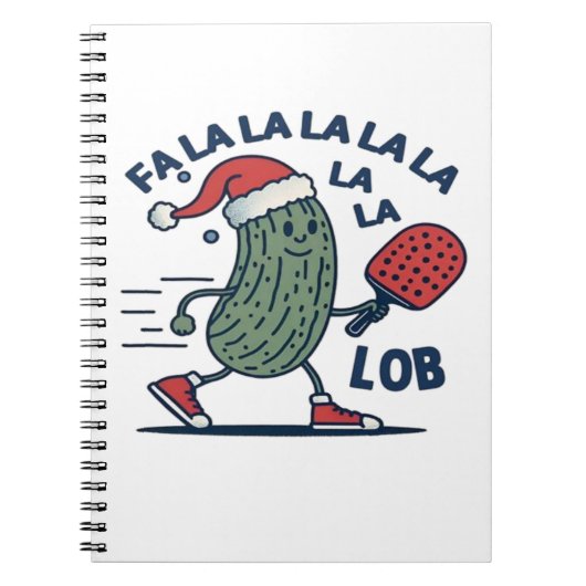 Carnet Noël de Pickball (Devant)