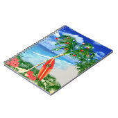 Carnet Noël de plage (Côté gauche)