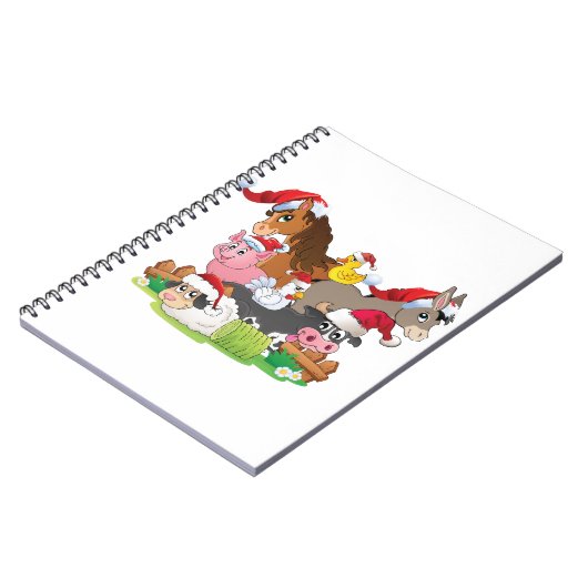 Carnet Noël des animaux de ferme (Côté gauche)