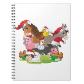 Carnet Noël des animaux de ferme (Devant)