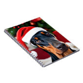 Carnet Noël Doberman (Côté Droit)