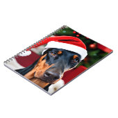 Carnet Noël Doberman (Côté gauche)