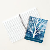 Carnet Noël du bouleau blanc d'hiver (Intérieur)
