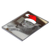 Carnet Noël du chat bleu russe (Côté gauche)