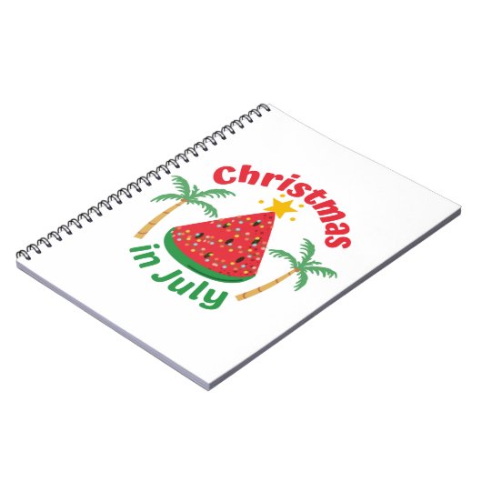 CARNET NOËL EN JUILLET (Côté gauche)