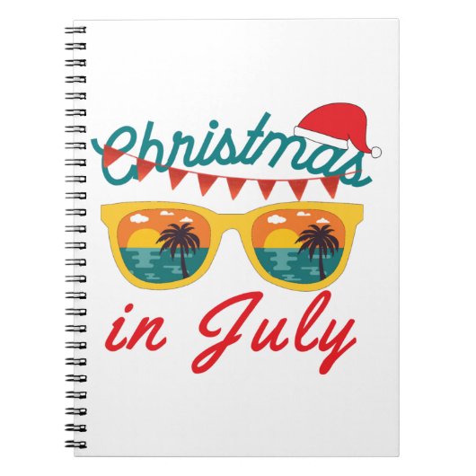 Carnet Noël En Juillet (Devant)