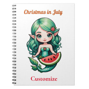 Carnet Noël en juillet Elf Mermaid Thunder_Cove