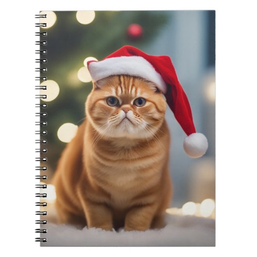 Carnet Noël Exotique Shorthair (Devant)