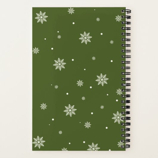 Carnet Noël Graphique de Cute Père Noël (Verso)