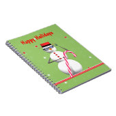 Carnet Noël Holiday Snowman (Côté Droit)