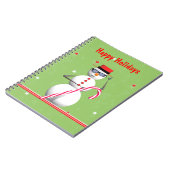 Carnet Noël Holiday Snowman (Côté gauche)