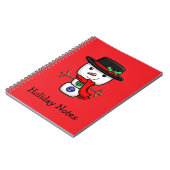 Carnet Noël Jolly Snowman (Côté gauche)